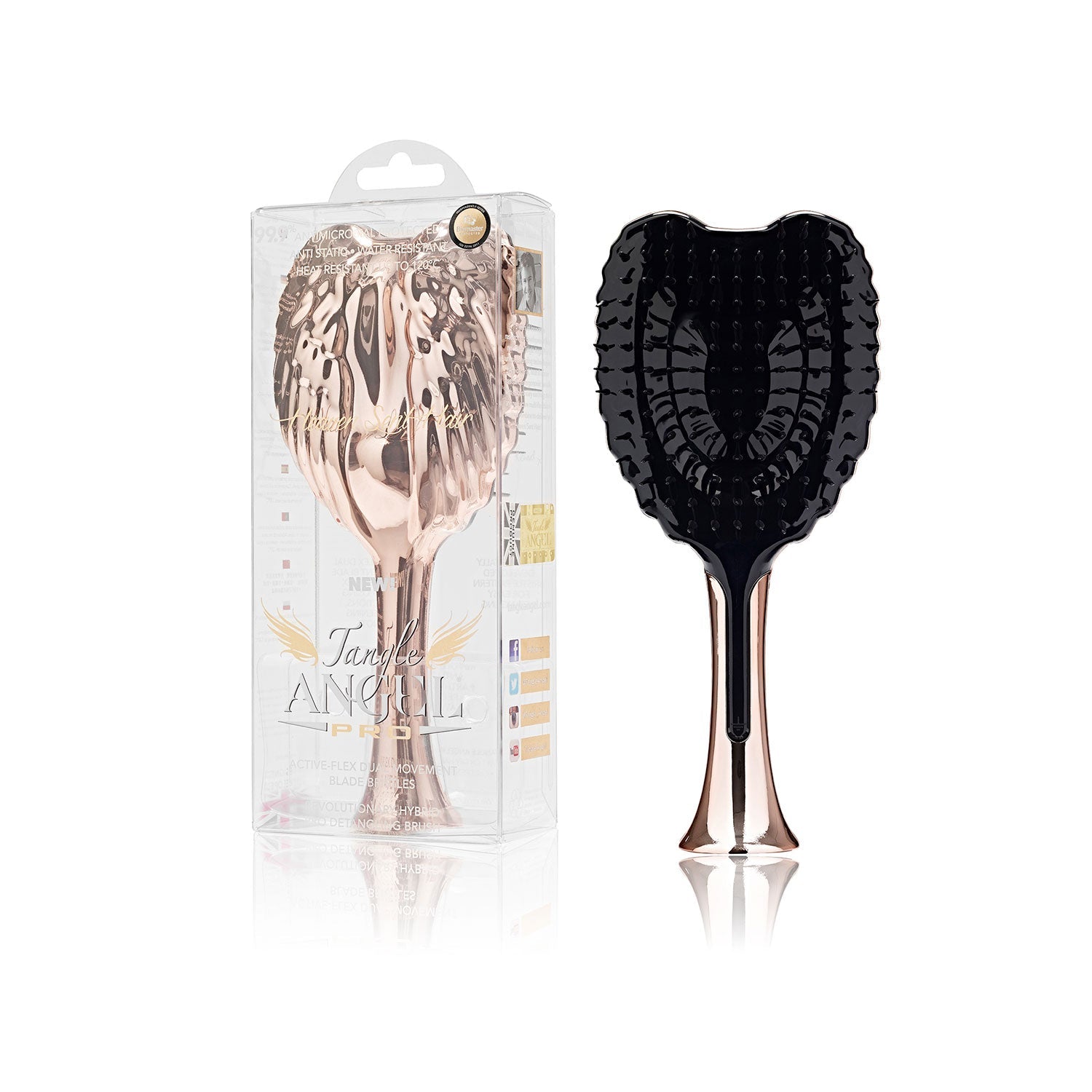 Pro Detangling Hair Brush Large - Rose Gold