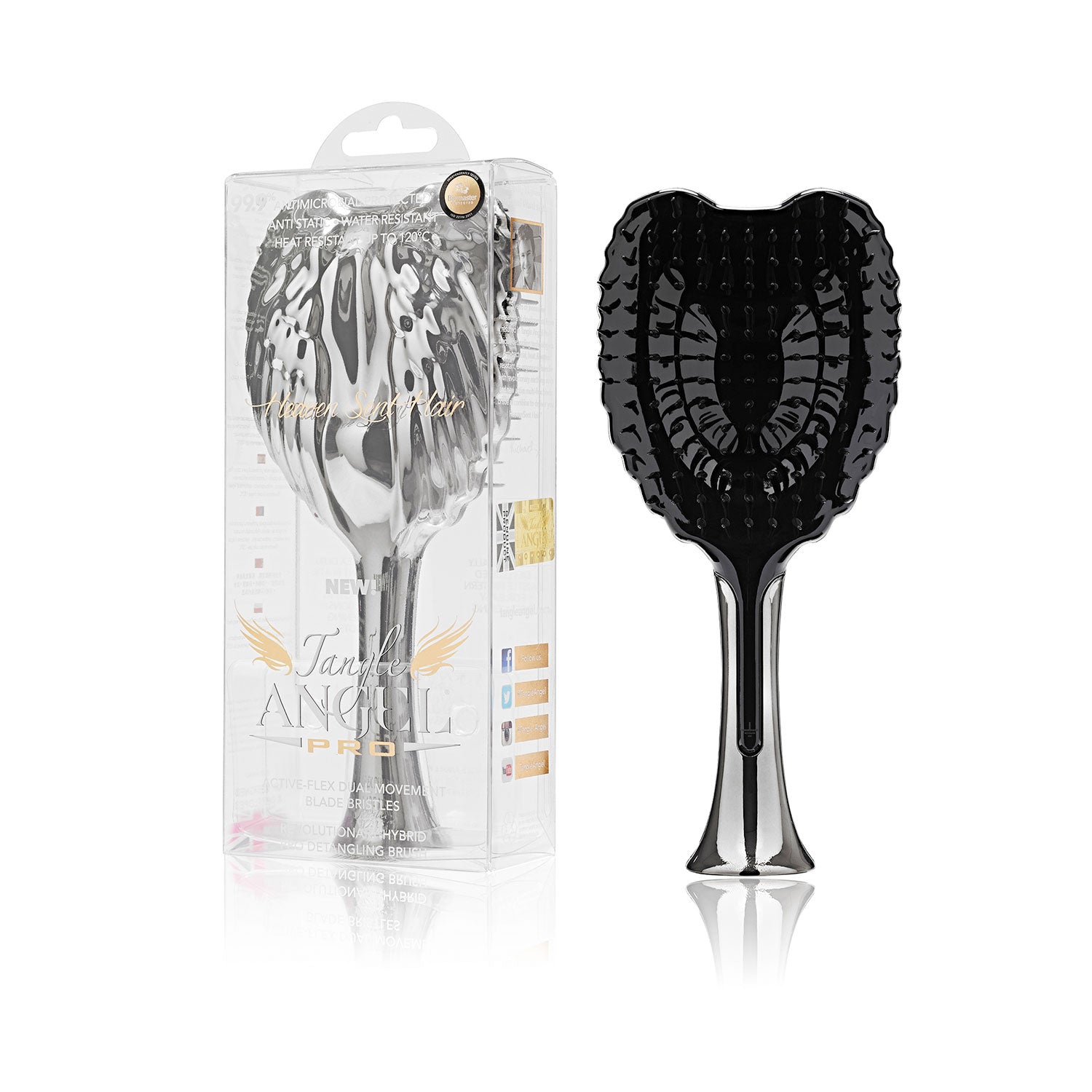 Pro Detangling Hair Brush Large -Titanium