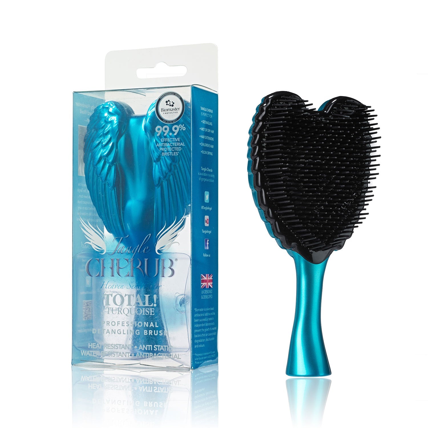 Cherub Hair Brush - Totally Turquoise