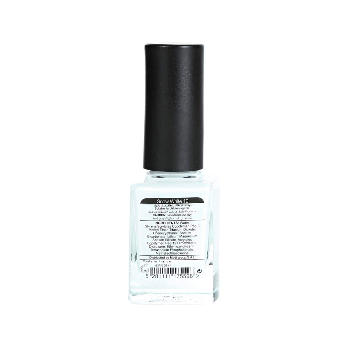 Washable Nail Polish - Snow White 30ml