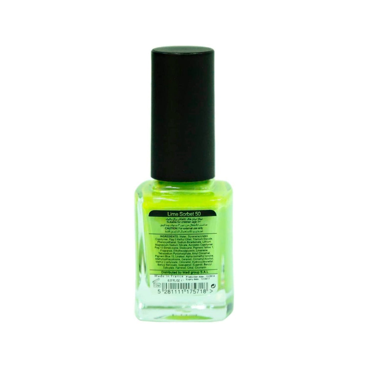 Washable Nail Polish - Lime Sorbet 30ml