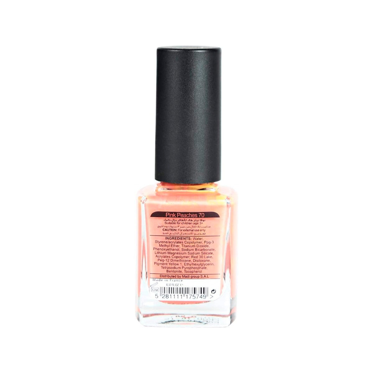 Washable Nail Polish - Pink Peaches 30ml