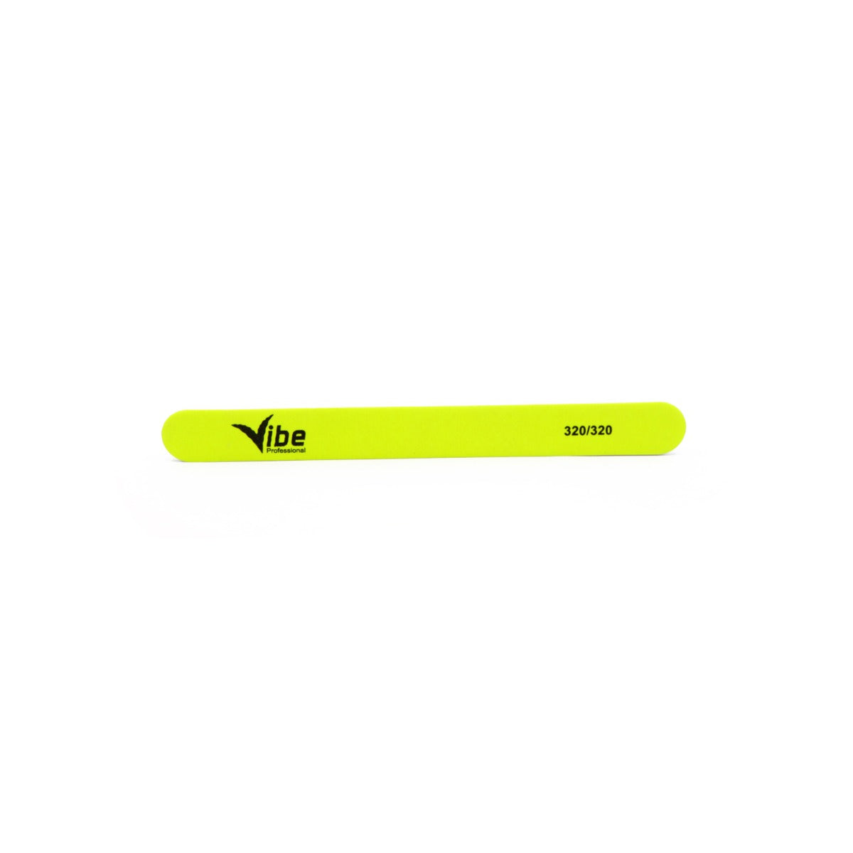 Professional Nail File 7" Neon Yellow Color For Natural Nails Grit 320